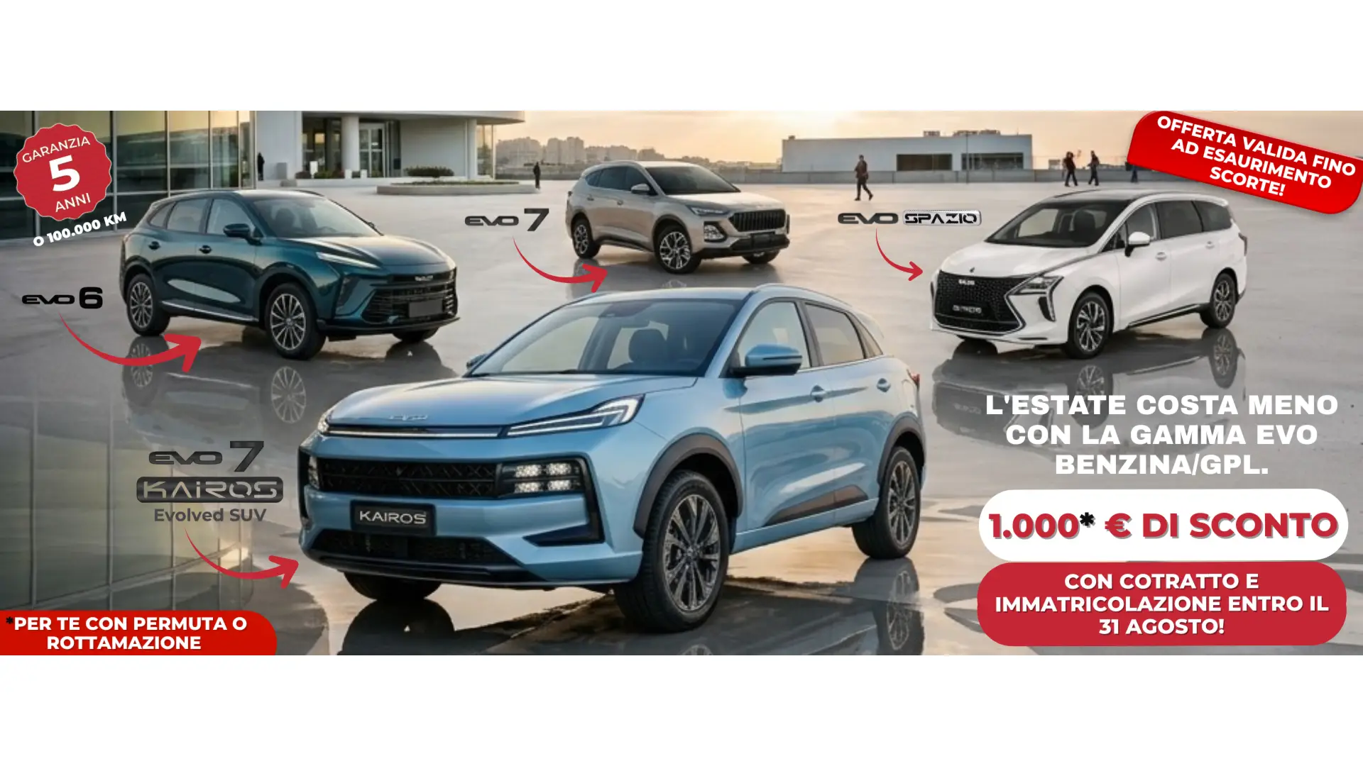Immagine Gamma EVO: Tua con 1.000€ di Sconto!