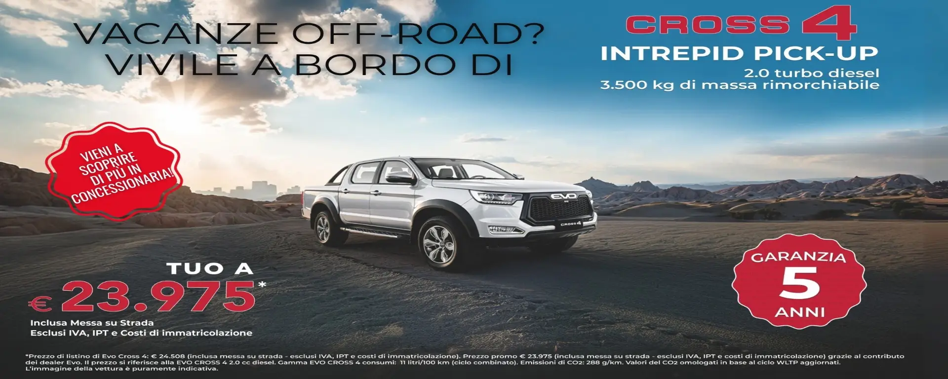 slider desktop Promozione Luglio Gamma EVO
