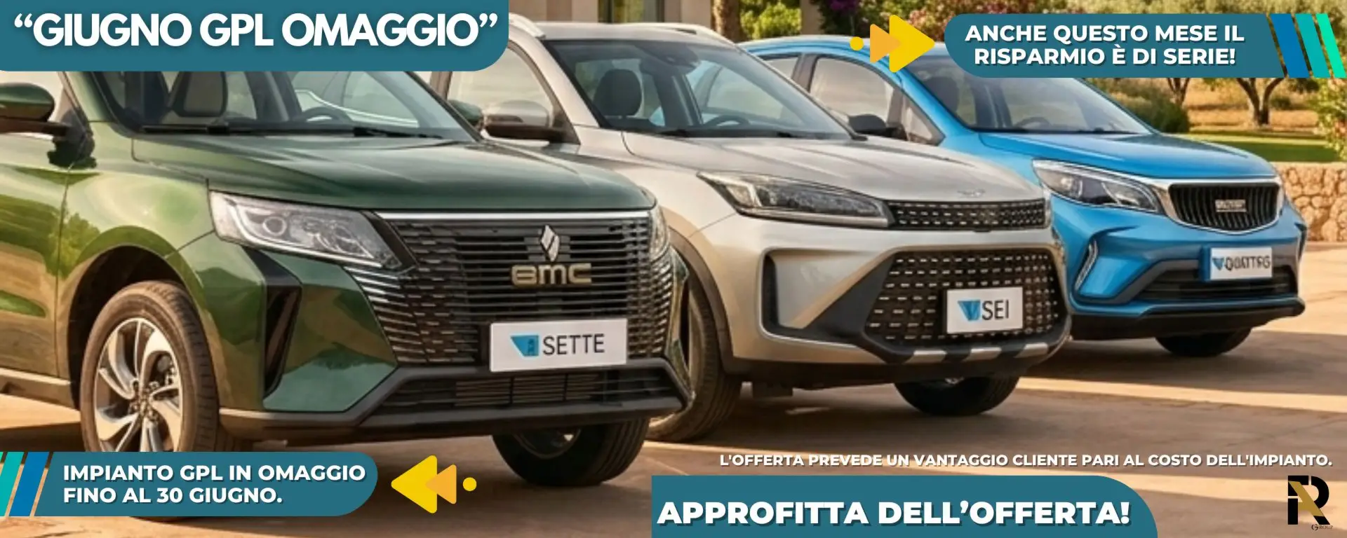 slider desktop Promozione EMC: a Giugno l'impianto GPL è in omaggio!