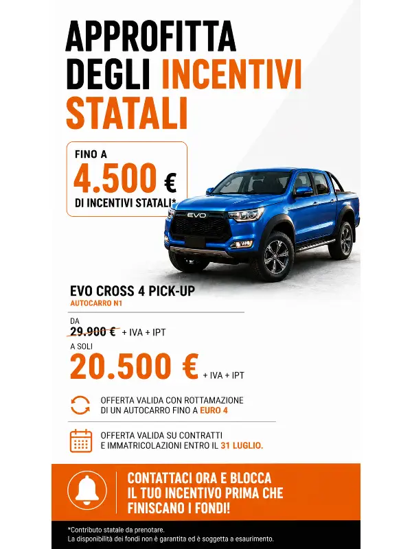 slider mobile Incentivi Statali EVO Cross 4: blocca subito il tuo bonus!
