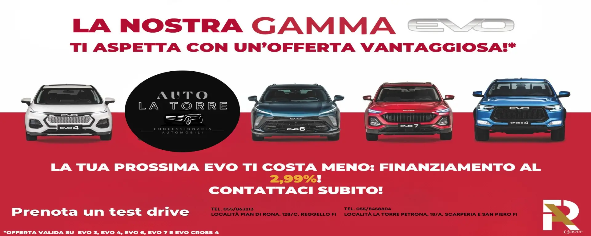 slider desktop EVO al 2,99%: Affrettati!