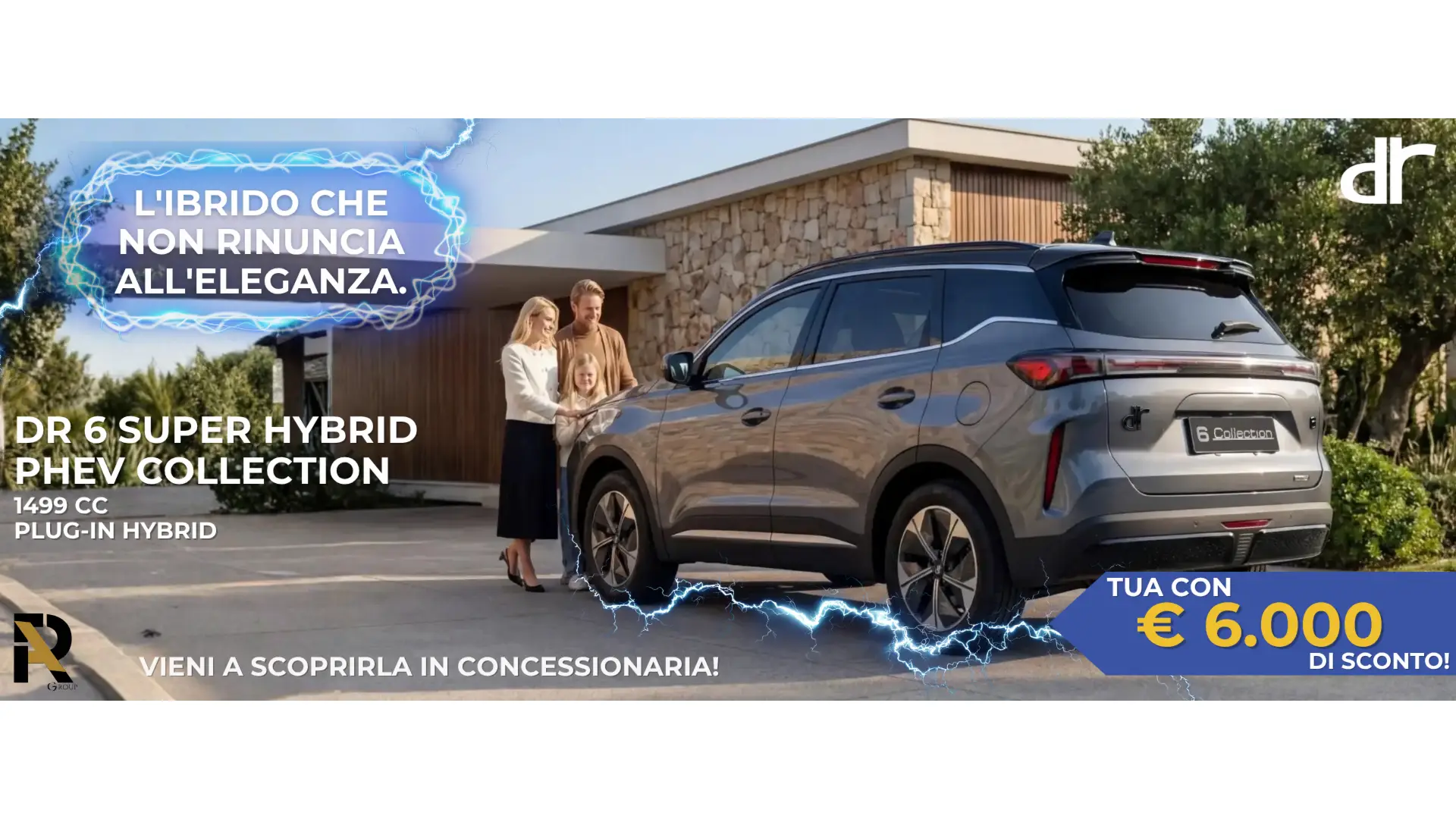 Immagine DR 6 PHEV Collection: L'Ibrido Elegante con 6.000€ di Sconto