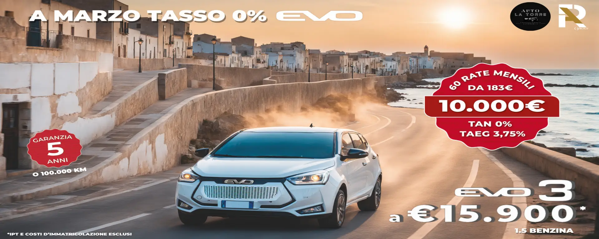 slider desktop EVO 3 a 15.900€ con Tasso 0