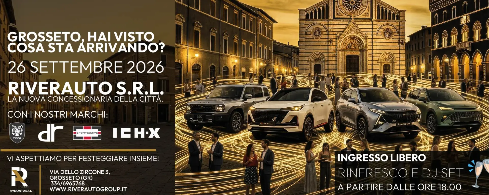 Grand Opening Riverauto a Grosseto!