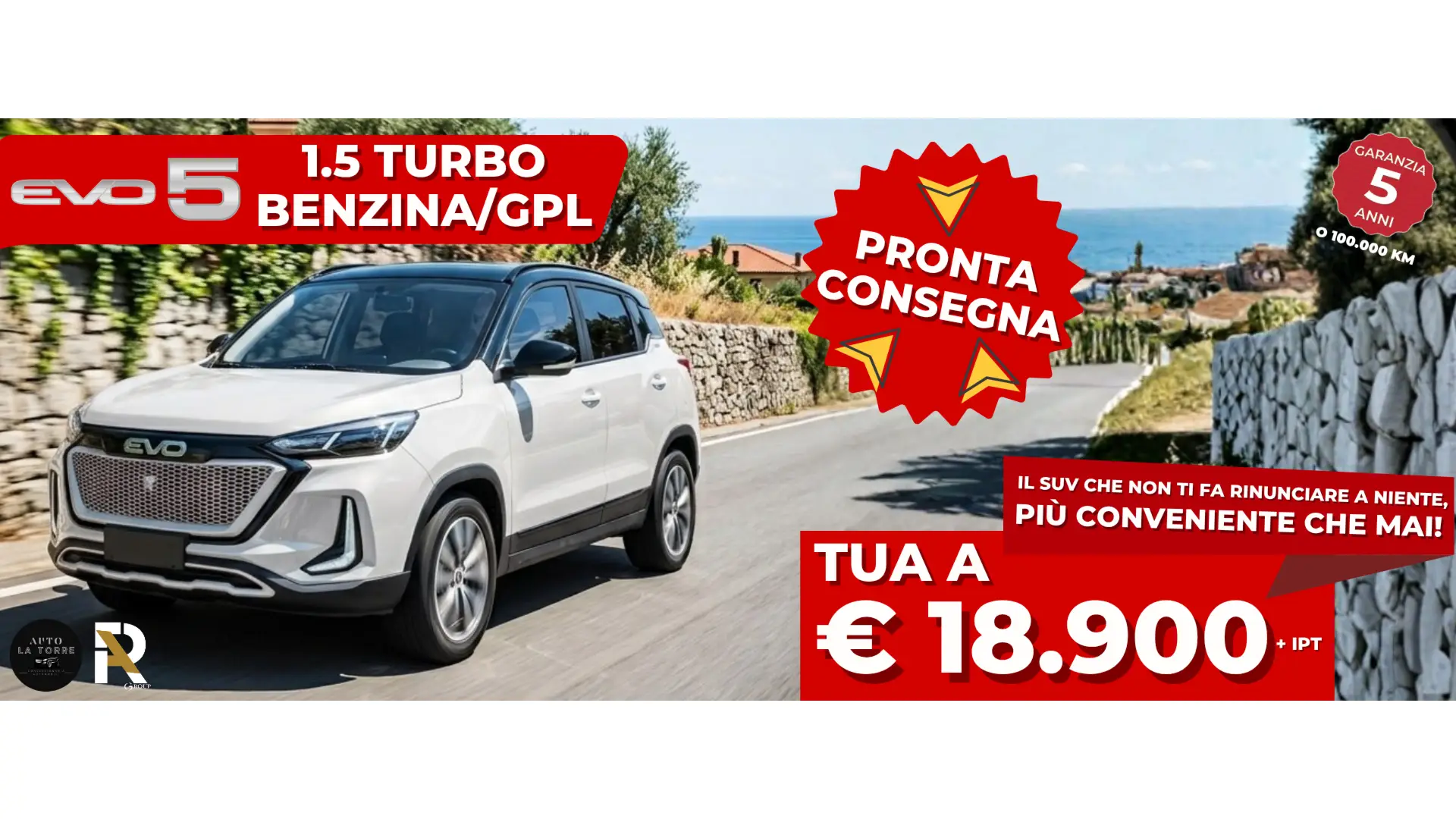Immagine Nuova EVO 5 Turbo – Pronta Consegna a €18.900