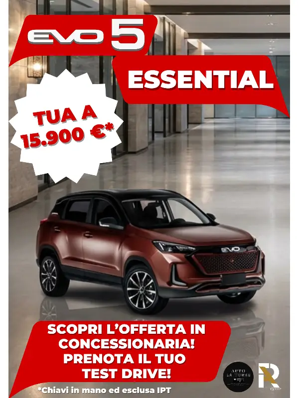 slider mobile EVO 5 Essential:l'offerta imperdibile!