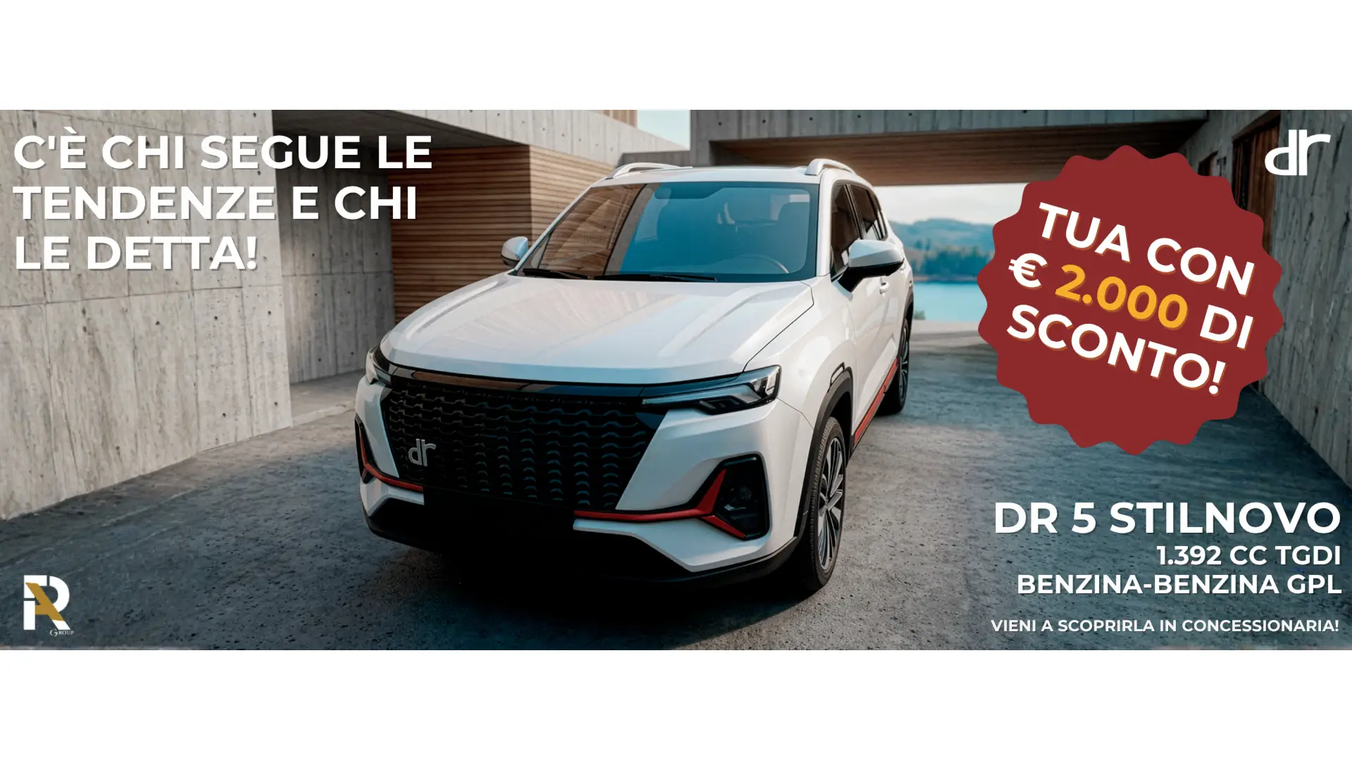 Immagine DR 5 Stilnovo: Tua con 2.000€ di Sconto!