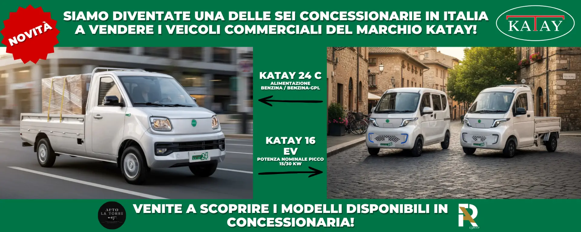 Scopri Katay 16 EV e Katay 24 C. Efficienza e versatilità per il tuo business