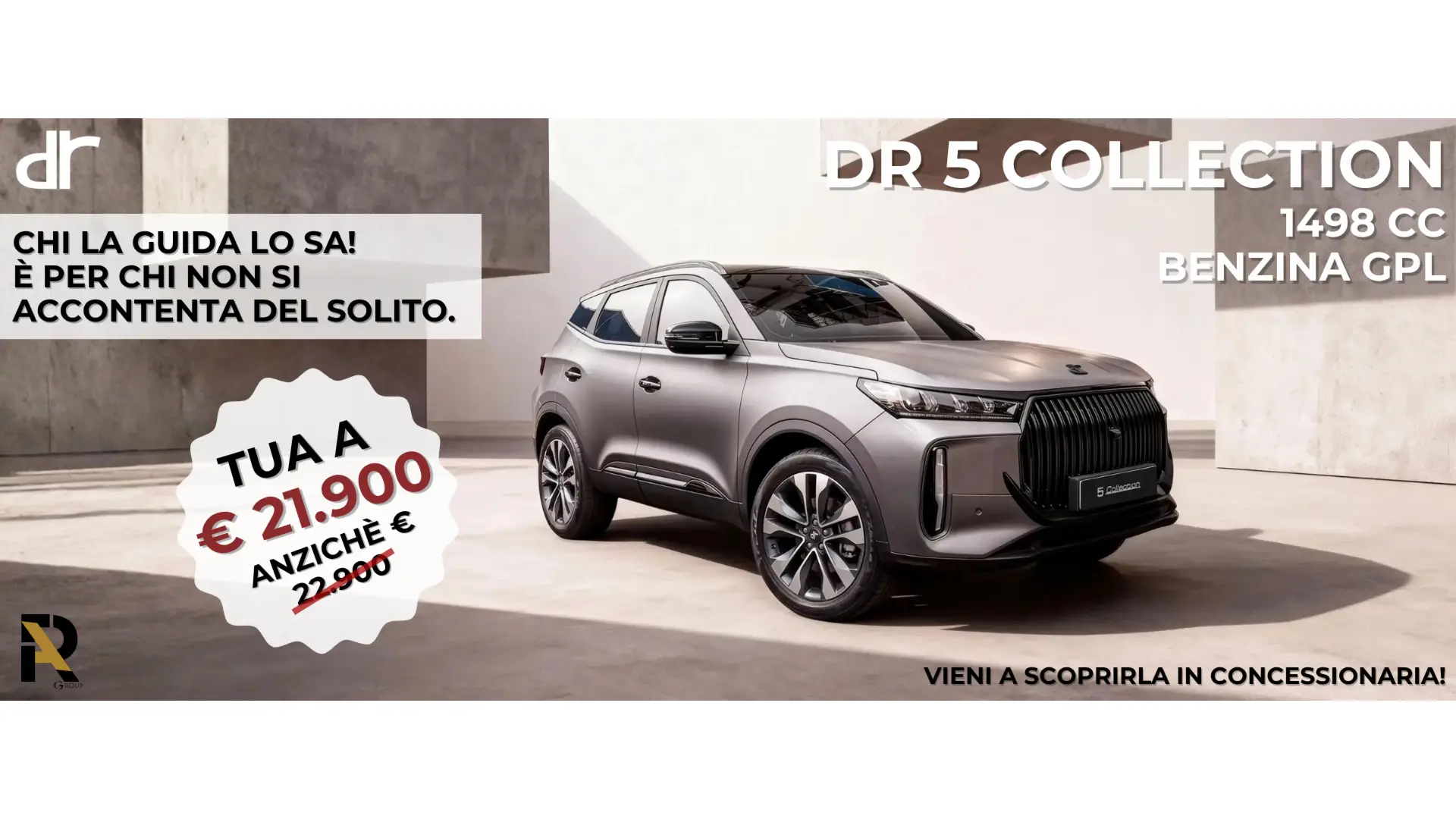 Immagine DR 5 Collection: Risparmia 1.000€ — Tua a 21.900€!