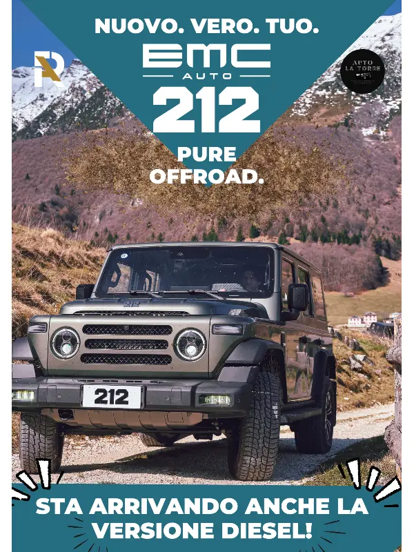 slider mobile EMC 212 Pure Offroad: Sta arrivando la versione Diesel!