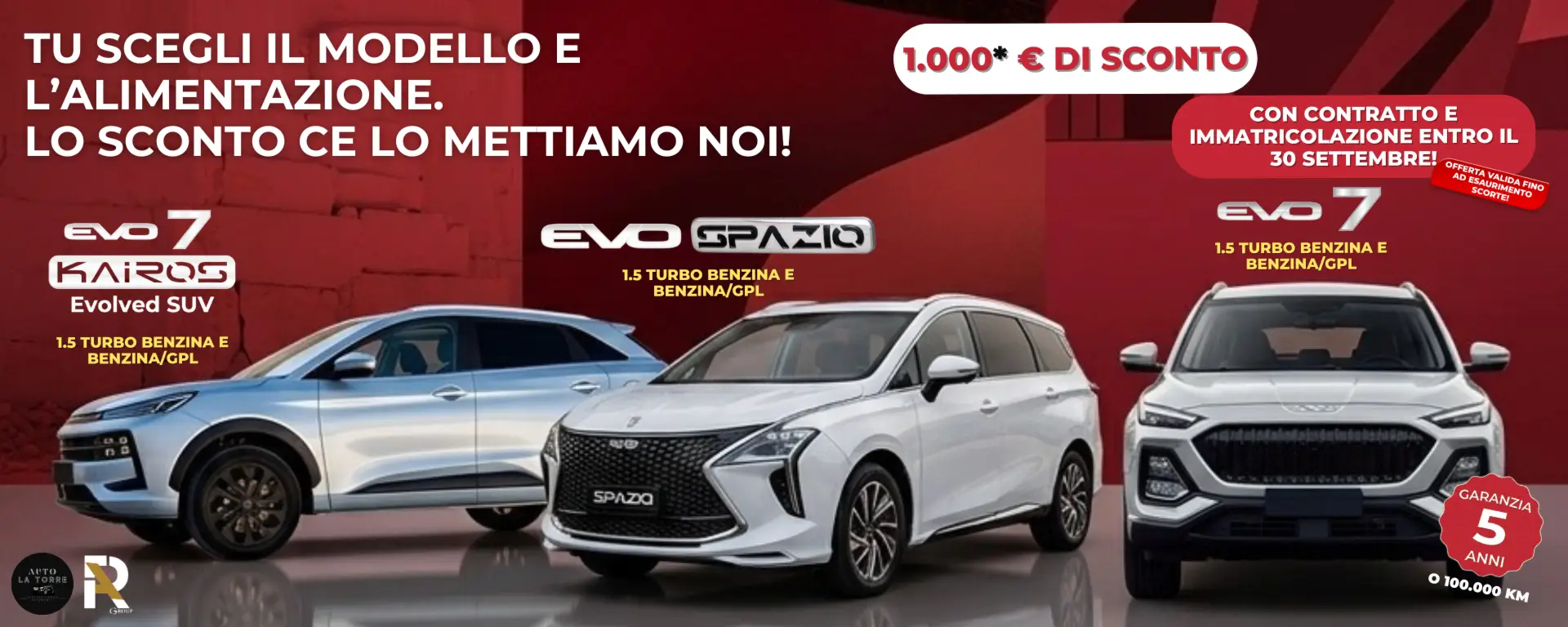 slider desktop Gamma EVO 7: 1.000€ di Sconto per Te