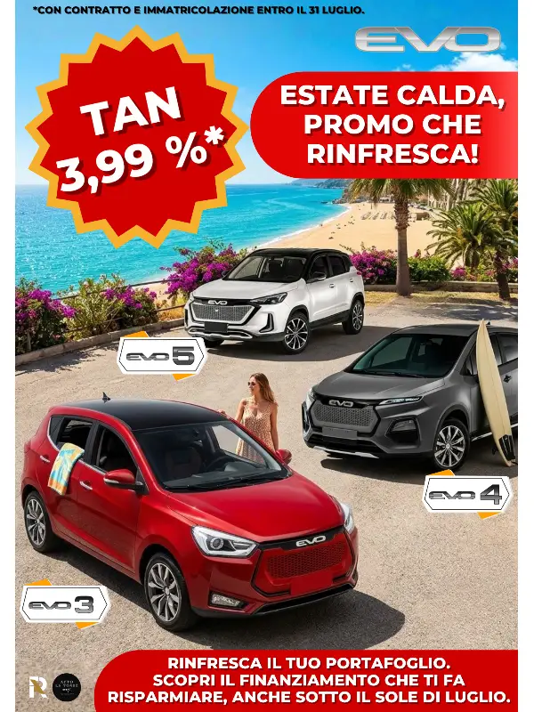 slider mobile Gamma EVO: un’estate a TAN 3,99%!