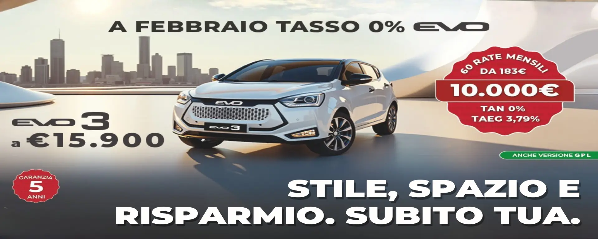 slider desktop Tasso ZERO EVO!