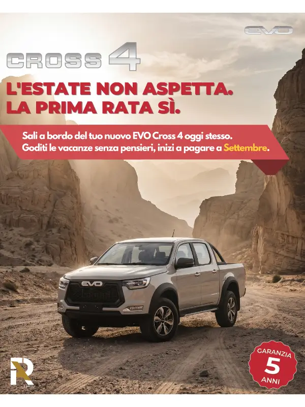 slider mobile EVO Cross 4: L’estate parte subito, la prima rata a Settembre!