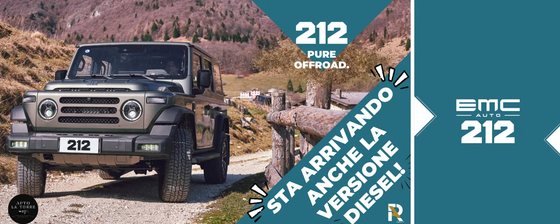 slider desktop EMC 212 Pure Offroad: Sta arrivando la versione Diesel!