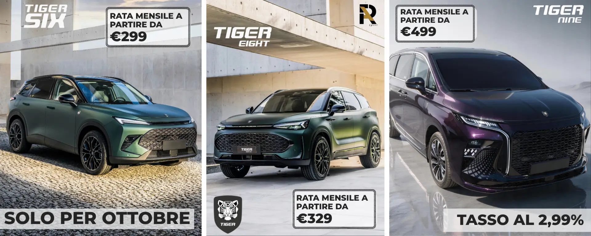 slider desktop Gamma Tiger: Tua da 299€ al mese