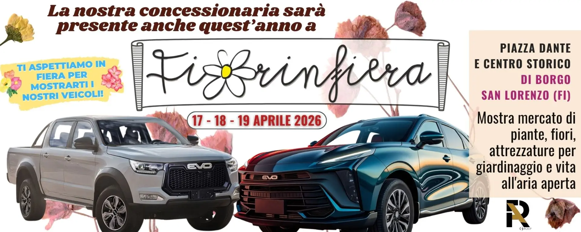 Vieni a trovarci a Fiori in Fiera con le novità EVO e KATAY!