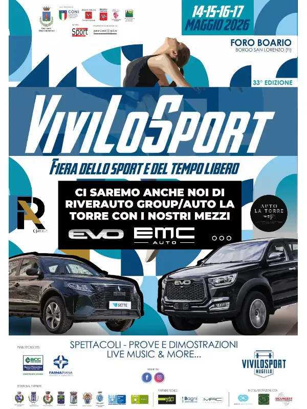 slider mobile Vivi lo Sport con Riverauto Group e Auto La Torre