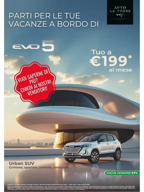 slider mobile Promozione Luglio EVO 5