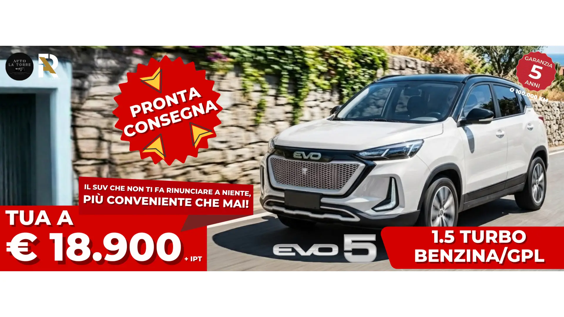 Immagine EVO 5: Tua a € 18.900! Pronta Consegna