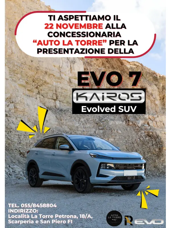 slider mobile EVO 7 KAIROS: Il Futuro Arriva a Scarperia e San Piero!