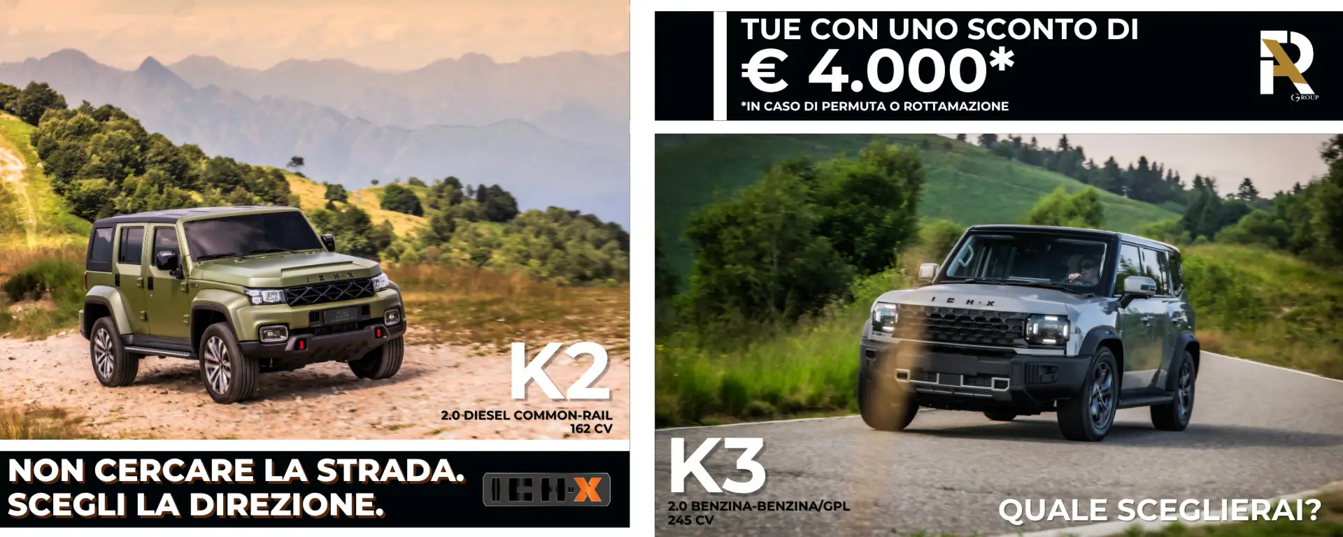 slider desktop Gamma ICH-X: Tua con 4.000€ di Sconto