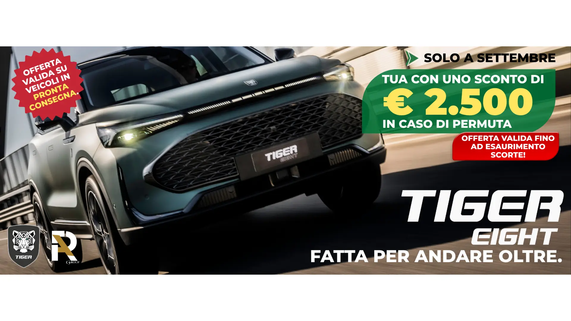 Immagine Solo a Settembre: Tiger Eight in Pronta Consegna con € 2.500 di Sconto