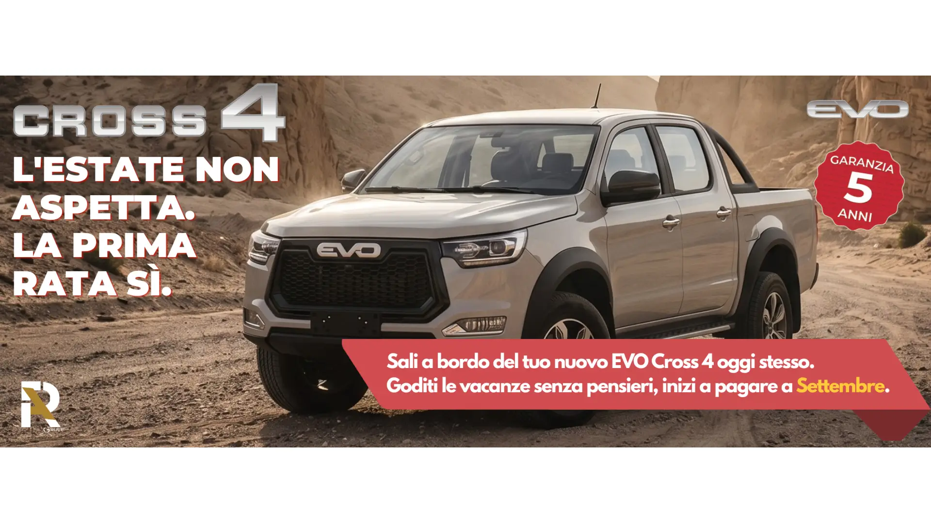 Immagine EVO Cross 4: L’estate parte subito, la prima rata a Settembre!