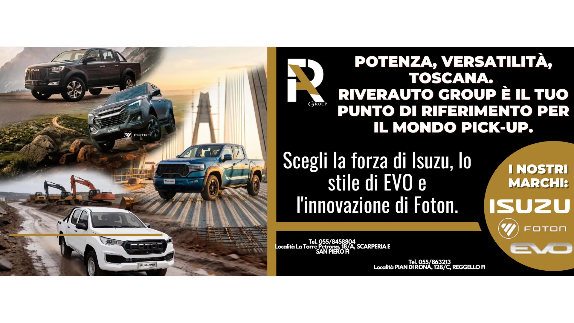Immagine Riverauto Group: Il Punto di Riferimento per il Mondo Pick-Up in Toscana.
