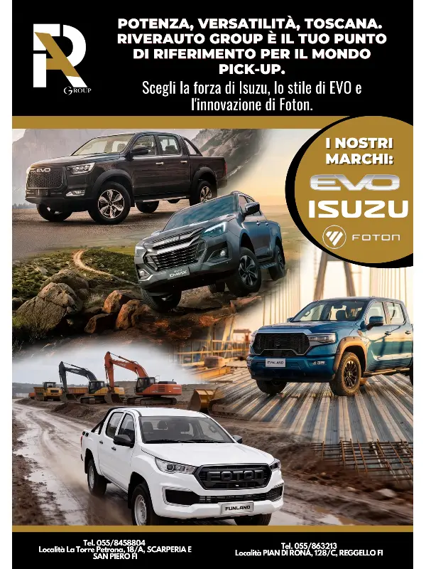 slider mobile Riverauto Group: Il Punto di Riferimento per il Mondo Pick-Up in Toscana.