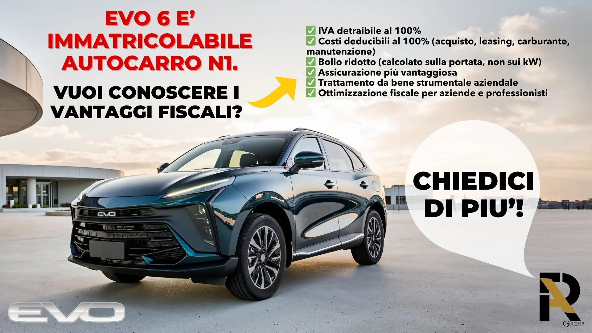 EVO 6: L'Autocarro N1 che fa Volare il tuo Business!