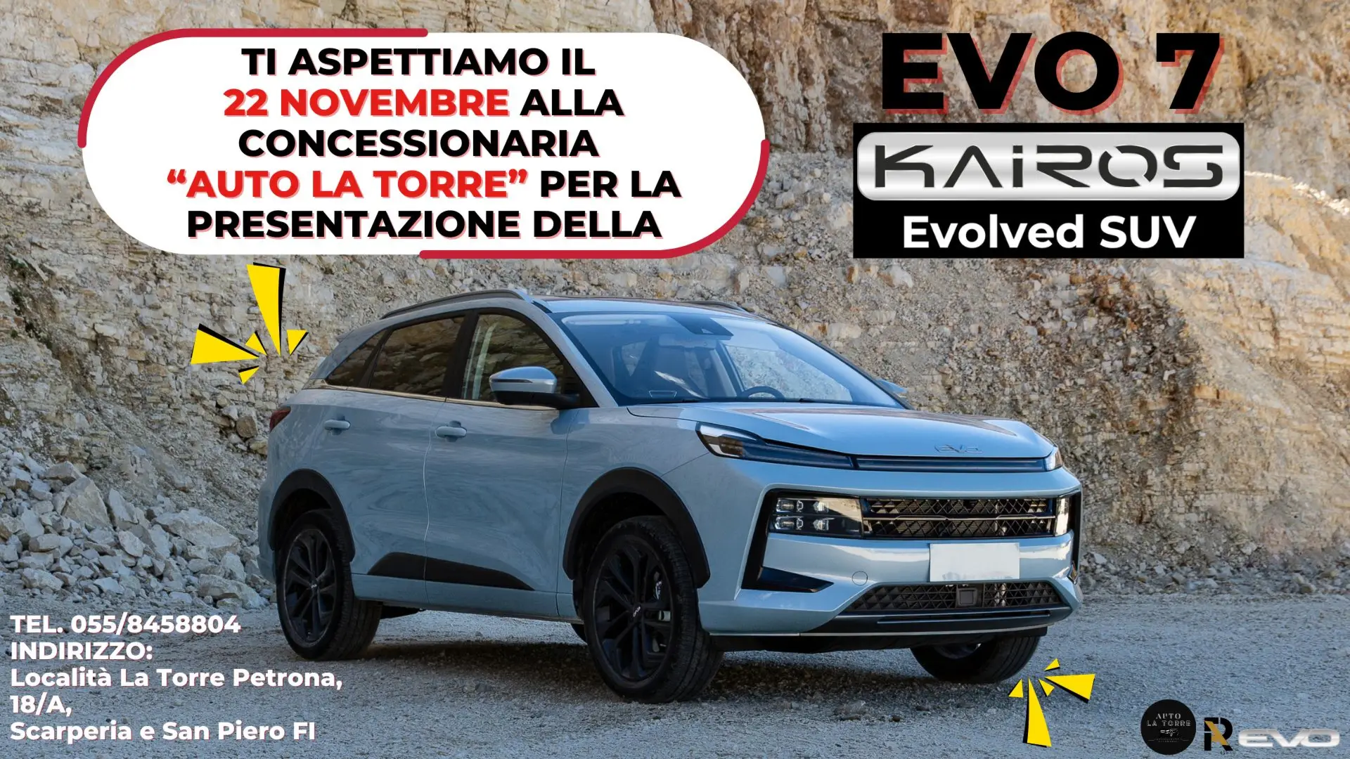 Presentazione nuova EVO 7 Kairòs