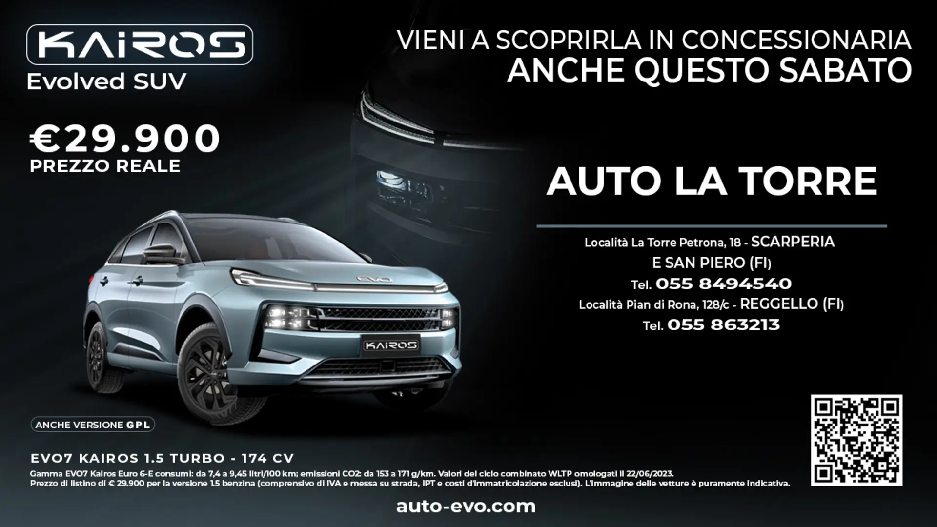 Nuovo EVO7 Kairos: Tuo a €29.900 Prezzo Reale. Scoprilo questo Sabato da Auto La Torre!